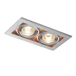 Zápustné svítidlo FIZZ II náklopná česaný hliník 12V G5,3 2x50W - RED - DESIGN RENDL Obrázek pro produkt Zápustné svítidlo FIZZ II náklopná česaný hliník 12V G5,3 2x50W - RED - DESIGN RENDL