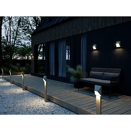 Pontio venkovní sloupkové svítidlo písková - NORDLUX Obrázek pro produkt Pontio venkovní sloupkové svítidlo písková - NORDLUX