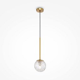 Závěsné svítidlo Ligero E27 40W průhledné sklo mosaz kov - MAYTONI Obrázek pro produkt Závěsné svítidlo Ligero E27 40W průhledné sklo mosaz kov - MAYTONI