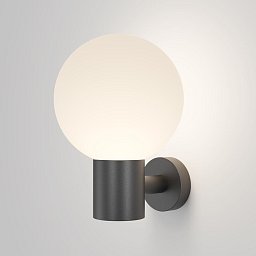 Nástěnné svítidlo Bold E27 60W černý hliník opálové sklo IP54 - MAYTONI Obrázek pro produkt Nástěnné svítidlo Bold E27 60W černý hliník opálové sklo IP54 - MAYTONI