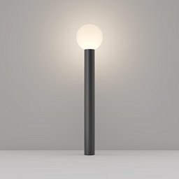 Venkovní stojací svítidlo Bold E27 60W černý hliník IP54 - MAYTONI Obrázek pro produkt Venkovní stojací svítidlo Bold E27 60W černý hliník IP54 - MAYTONI
