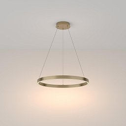 Závěsné svítidlo Rim 3000K 37W teplá bílá 2200lm mosaz hliník - MAYTONI Obrázek pro produkt Závěsné svítidlo Rim 3000K 37W teplá bílá 2200lm mosaz hliník - MAYTONI