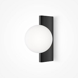 Nástěnné svítidlo Avant-garde G9 25W černý kov opálové sklo - MAYTONI Obrázek pro produkt Nástěnné svítidlo Avant-garde G9 25W černý kov opálové sklo - MAYTONI