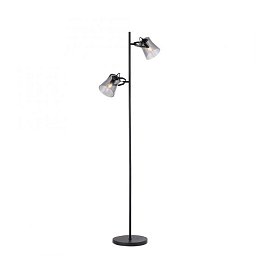 TINULA LED 2 ramenná stojací lampa černá s nožním vypínačem v jednoduchém designu - LEUCHTEN DIREKT / JUST LIGHT Obrázek pro produkt TINULA LED 2 ramenná stojací lampa černá s nožním vypínačem v jednoduchém designu - LEUCHTEN DIREKT / JUST LIGHT
