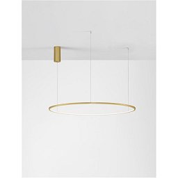 Závěsné svítidlo TARQUIN broušený zlatý hliník a akryl LED 58W 230V 3000K IP20 stmívatelné - NOVA LUCE Obrázek pro produkt Závěsné svítidlo TARQUIN broušený zlatý hliník a akryl LED 58W 230V 3000K IP20 stmívatelné - NOVA LUCE