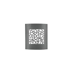 Venkovní nástěnné svítidlo ZENITH tmavě šedý hliník bílý akrylový difuzor E27 1x12W 220-240V bez žárovky IP44 - NOVA LUCE Obrázek pro produkt Venkovní nástěnné svítidlo ZENITH tmavě šedý hliník bílý akrylový difuzor E27 1x12W 220-240V bez žárovky IP44 - NOVA LUCE