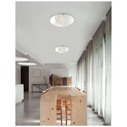 Stropní svítidlo QUALE bílé sklo a křišťál E27 3x12W - NOVA LUCE Obrázek pro produkt Stropní svítidlo QUALE bílé sklo a křišťál E27 3x12W - NOVA LUCE