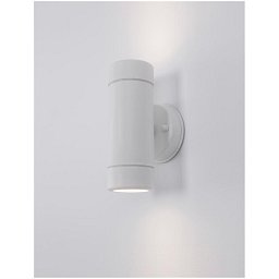 Venkovní nástěnné svítidlo LIMBIO bílý akryl skleněný difuzor GU10 2x7W bez žárovky IP44 světlo nahoru a dolů - NOVA LUCE Obrázek pro produkt Venkovní nástěnné svítidlo LIMBIO bílý akryl skleněný difuzor GU10 2x7W bez žárovky IP44 světlo nahoru a dolů - NOVA LUCE