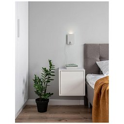 Nástěnné svítidlo ZEN bílá ocel a hliník vypínač na těle - USB nabíjení LED 5W + 1x3W 230V 3000K + lampička na čtení IP20 - NOVA LUCE Obrázek pro produkt Nástěnné svítidlo ZEN bílá ocel a hliník vypínač na těle - USB nabíjení LED 5W + 1x3W 230V 3000K + lampička na čtení IP20 - NOVA LUCE