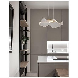 Závěsné svítidlo SIDERNO zlatý hliník a akryl LED 30W 230V 3000K IP20 - NOVA LUCE Obrázek pro produkt Závěsné svítidlo SIDERNO zlatý hliník a akryl LED 30W 230V 3000K IP20 - NOVA LUCE