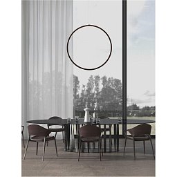 Závěsné svítidlo CHANGE černý hliník a akryl LED 48W 230V 3000K IP20 stmívatelné - NOVA LUCE Obrázek pro produkt Závěsné svítidlo CHANGE černý hliník a akryl LED 48W 230V 3000K IP20 stmívatelné - NOVA LUCE