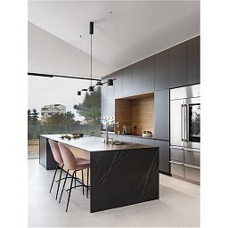 AKCE - Závěsné svítidlo NORDIK černé železo a akryl LED 30W 3000K L120 H120 stmívatelné - NOVA LUCE Obrázek pro produkt AKCE - Závěsné svítidlo NORDIK černé železo a akryl LED 30W 3000K L120 H120 stmívatelné - NOVA LUCE