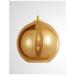 Závěsné svítidlo NAZIO zlaté sklo s přechodem chromovaný hliník E27 1x12W 230V IP20 bez žárovky - NOVA LUCE Obrázek pro produkt Závěsné svítidlo NAZIO zlaté sklo s přechodem chromovaný hliník E27 1x12W 230V IP20 bez žárovky - NOVA LUCE