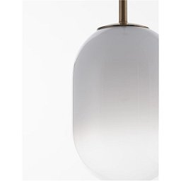Závěsné svítidlo CHRYSI mosazný zlatý kov a bílé sklo s přechody G9 1x5W 230V IP20 bez žárovky - NOVA LUCE Obrázek pro produkt Závěsné svítidlo CHRYSI mosazný zlatý kov a bílé sklo s přechody G9 1x5W 230V IP20 bez žárovky - NOVA LUCE