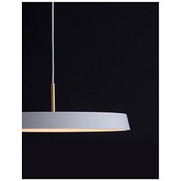 Závěsné svítidlo VETRO matný bílý hliník a akryl LED 41W 230V 3000K IP20 - NOVA LUCE Obrázek pro produkt Závěsné svítidlo VETRO matný bílý hliník a akryl LED 41W 230V 3000K IP20 - NOVA LUCE