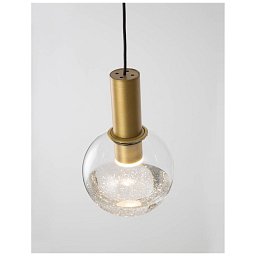 Stínítko BELAR čiré sklo a třpytivý efekt - NOVA LUCE Obrázek pro produkt Stínítko BELAR čiré sklo a třpytivý efekt - NOVA LUCE