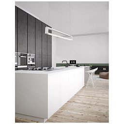 Závěsné svítidlo LINE bílý hliník a akryl rotační LED 38W 230V 3000K IP20 - NOVA LUCE Obrázek pro produkt Závěsné svítidlo LINE bílý hliník a akryl rotační LED 38W 230V 3000K IP20 - NOVA LUCE