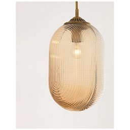 Závěsné svítidlo ATHENA šampaň sklo mosazný kov E27 1x12W 230V IP20 bez žárovky - NOVA LUCE Obrázek pro produkt Závěsné svítidlo ATHENA šampaň sklo mosazný kov E27 1x12W 230V IP20 bez žárovky - NOVA LUCE