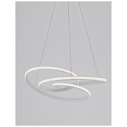 Závěsné svítidlo MENTON bílý hliník a akryl LED 43W 230V 3000K IP20 stmívatelné - NOVA LUCE Obrázek pro produkt Závěsné svítidlo MENTON bílý hliník a akryl LED 43W 230V 3000K IP20 stmívatelné - NOVA LUCE