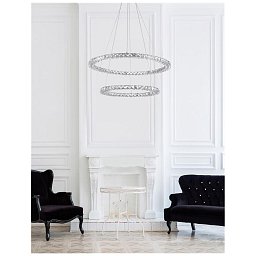 Závěsné svítidlo QUENTIN chromovaný hliník a K9 křišťál nastavitelné LED 60W 3500K IP20 - NOVA LUCE Obrázek pro produkt Závěsné svítidlo QUENTIN chromovaný hliník a K9 křišťál nastavitelné LED 60W 3500K IP20 - NOVA LUCE