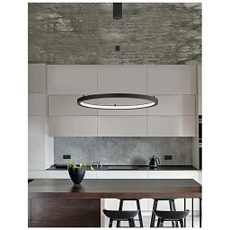 Závěsné svítidlo EMPATIA černý hliník a akryl LED 35W 230V 3000K IP20 stmívatelné - NOVA LUCE Obrázek pro produkt Závěsné svítidlo EMPATIA černý hliník a akryl LED 35W 230V 3000K IP20 stmívatelné - NOVA LUCE