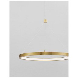 Závěsné svítidlo EMPATIA zlatý mosazný hliník a akryl LED 35W 230V 3000K IP20 stmívatelné - NOVA LUCE Obrázek pro produkt Závěsné svítidlo EMPATIA zlatý mosazný hliník a akryl LED 35W 230V 3000K IP20 stmívatelné - NOVA LUCE