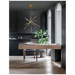 Závěsné svítidlo RACCIO zlatý kov a akryl LED 56W 230V 3000K IP20 stmívatelné - NOVA LUCE Obrázek pro produkt Závěsné svítidlo RACCIO zlatý kov a akryl LED 56W 230V 3000K IP20 stmívatelné - NOVA LUCE