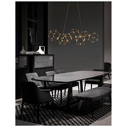 Závěsné svítidlo NEBULA zlatý kov LED 33.6W 230V 3000K IP20 - NOVA LUCE Obrázek pro produkt Závěsné svítidlo NEBULA zlatý kov LED 33.6W 230V 3000K IP20 - NOVA LUCE