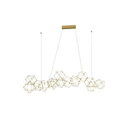 Závěsné svítidlo NEBULA zlatý kov LED 67.2W 230V 3000K IP20 - NOVA LUCE Obrázek pro produkt Závěsné svítidlo NEBULA zlatý kov LED 67.2W 230V 3000K IP20 - NOVA LUCE