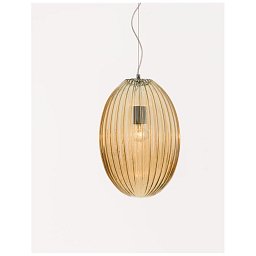 Závěsné svítidlo HECTOR chromovaný kov šampaň sklo E27 1x12W 230V IP20 bez žárovky - NOVA LUCE Obrázek pro produkt Závěsné svítidlo HECTOR chromovaný kov šampaň sklo E27 1x12W 230V IP20 bez žárovky - NOVA LUCE