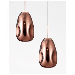 Závěsné svítidlo LAVA měděný kov ručně vyrobené měděné sklo E27 1x12W 230V IP20 bez žárovky - NOVA LUCE Obrázek pro produkt Závěsné svítidlo LAVA měděný kov ručně vyrobené měděné sklo E27 1x12W 230V IP20 bez žárovky - NOVA LUCE