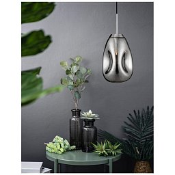 Závěsné svítidlo LAVA chromovaný kov ručně vyrobené chromové sklo E27 1x12W 230V IP20 bez žárovky - NOVA LUCE Obrázek pro produkt Závěsné svítidlo LAVA chromovaný kov ručně vyrobené chromové sklo E27 1x12W 230V IP20 bez žárovky - NOVA LUCE