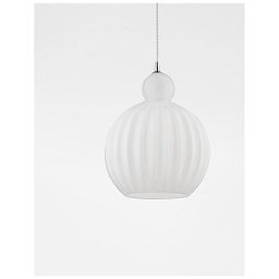 Závěsné svítidlo ODELL chromovaný hliník opálové sklo E27 1x12W 230V IP20 bez žárovky - NOVA LUCE Obrázek pro produkt Závěsné svítidlo ODELL chromovaný hliník opálové sklo E27 1x12W 230V IP20 bez žárovky - NOVA LUCE