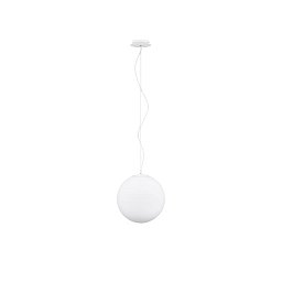 Závěsné svítidlo NEVOSO opálové sklo a bílý kov E27 1x12W 230V IP20 bez žárovky - NOVA LUCE Obrázek pro produkt Závěsné svítidlo NEVOSO opálové sklo a bílý kov E27 1x12W 230V IP20 bez žárovky - NOVA LUCE