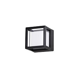 Venkovní nástěnné svítidlo AGOSTO černý hliník a akrylový difuzor LED 6W 3000K 100-240V 120st. IP54 - NOVA LUCE Obrázek pro produkt Venkovní nástěnné svítidlo AGOSTO černý hliník a akrylový difuzor LED 6W 3000K 100-240V 120st. IP54 - NOVA LUCE