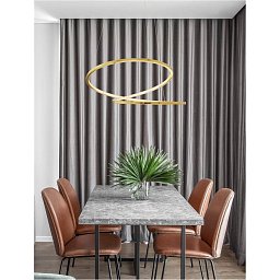 Závěsné svítidlo GIRISH zlatá nerez ocel a akryl LED 40W 230V 3000K IP20 stmívatelné - NOVA LUCE Obrázek pro produkt Závěsné svítidlo GIRISH zlatá nerez ocel a akryl LED 40W 230V 3000K IP20 stmívatelné - NOVA LUCE
