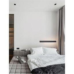 Nástěnné svítidlo COLBY černý hliník a akryl LED 21W 230V 3000K IP20 - NOVA LUCE Obrázek pro produkt Nástěnné svítidlo COLBY černý hliník a akryl LED 21W 230V 3000K IP20 - NOVA LUCE