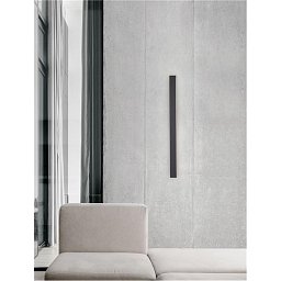 Nástěnné svítidlo COLBY černý hliník a akryl LED 12W 230V 3000K IP20 - NOVA LUCE Obrázek pro produkt Nástěnné svítidlo COLBY černý hliník a akryl LED 12W 230V 3000K IP20 - NOVA LUCE