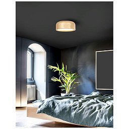 Stropní svítidlo PERLETO kov a akrylový difuzor zlatá plátkovaná zvenku matná bílá uvnitř E27 2x12W 230V IP20 bez žárovky - NOVA LUCE Obrázek pro produkt Stropní svítidlo PERLETO kov a akrylový difuzor zlatá plátkovaná zvenku matná bílá uvnitř E27 2x12W 230V IP20 bez žárovky - NOVA LUCE