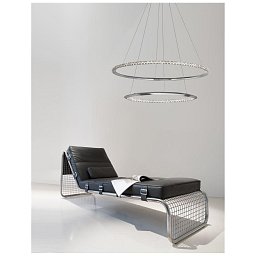 Závěsné svítidlo NETUNO chromovaný hliník a křišťál nastavitelné LED 50W 230V 3000K IP20 stmívatelné - NOVA LUCE Obrázek pro produkt Závěsné svítidlo NETUNO chromovaný hliník a křišťál nastavitelné LED 50W 230V 3000K IP20 stmívatelné - NOVA LUCE