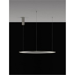 Závěsné svítidlo TARQUIN šampaň stříbrný hliník a akryl LED 48W 230V 3000K IP20 stmívatelné - NOVA LUCE Obrázek pro produkt Závěsné svítidlo TARQUIN šampaň stříbrný hliník a akryl LED 48W 230V 3000K IP20 stmívatelné - NOVA LUCE