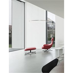 Závěsné svítidlo TARQUIN šampaň stříbrný hliník a akryl LED 58W 230V 3000K IP20 stmívatelné - NOVA LUCE Obrázek pro produkt Závěsné svítidlo TARQUIN šampaň stříbrný hliník a akryl LED 58W 230V 3000K IP20 stmívatelné - NOVA LUCE