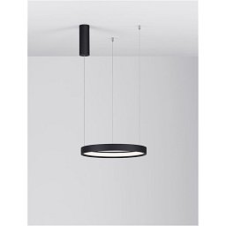 Závěsné svítidlo PERRINE černý hliník a akryl LED 30W 230V 3000K IP20 stmívatelné - NOVA LUCE Obrázek pro produkt Závěsné svítidlo PERRINE černý hliník a akryl LED 30W 230V 3000K IP20 stmívatelné - NOVA LUCE