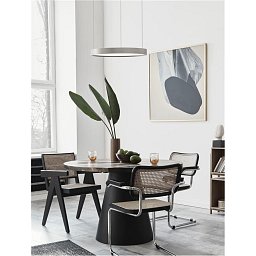 Závěsné svítidlo PERRINE šampaň stříbrný hliník a akryl LED 30W 230V 3000K IP20 stmívatelné - NOVA LUCE Obrázek pro produkt Závěsné svítidlo PERRINE šampaň stříbrný hliník a akryl LED 30W 230V 3000K IP20 stmívatelné - NOVA LUCE