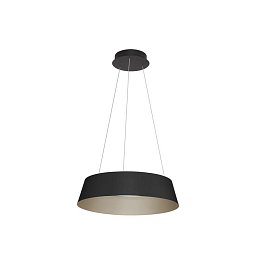Závěsné svítidlo ALBA černý hliník šampaň a zlatá LED 50W 230V 3000K IP20 stmívatelné - NOVA LUCE Obrázek pro produkt Závěsné svítidlo ALBA černý hliník šampaň a zlatá LED 50W 230V 3000K IP20 stmívatelné - NOVA LUCE