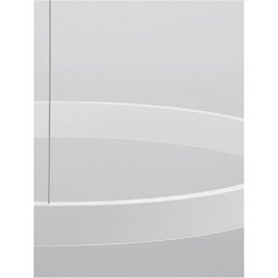 Závěsné svítidlo ELOWEN bílý hliník a silikon LED 60W 3000K stmívatelné - NOVA LUCE Obrázek pro produkt Závěsné svítidlo ELOWEN bílý hliník a silikon LED 60W 3000K stmívatelné - NOVA LUCE