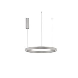 Závěsné svítidlo ELOWEN broušený šampaň stříbrný hliník a silikon LED 60W 3000K stmívatelné - NOVA LUCE Obrázek pro produkt Závěsné svítidlo ELOWEN broušený šampaň stříbrný hliník a silikon LED 60W 3000K stmívatelné - NOVA LUCE
