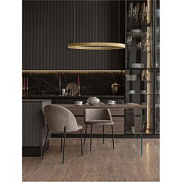 Závěsné svítidlo ELOWEN broušený zlatý hliník a silikon LED 100W 3000K stmívatelné - NOVA LUCE Obrázek pro produkt Závěsné svítidlo ELOWEN broušený zlatý hliník a silikon LED 100W 3000K stmívatelné - NOVA LUCE