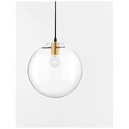 Závěsné svítidlo MIRALE zlatý kov čiré sklo a černý PVC kabel E27 1x12W 230V IP20 bez žárovky - NOVA LUCE Obrázek pro produkt Závěsné svítidlo MIRALE zlatý kov čiré sklo a černý PVC kabel E27 1x12W 230V IP20 bez žárovky - NOVA LUCE