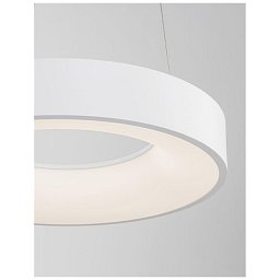 Závěsné svítidlo RANDO THIN bílý hliník a akryl LED 30W 230V 3000K IP20 stmívatelné - NOVA LUCE Obrázek pro produkt Závěsné svítidlo RANDO THIN bílý hliník a akryl LED 30W 230V 3000K IP20 stmívatelné - NOVA LUCE